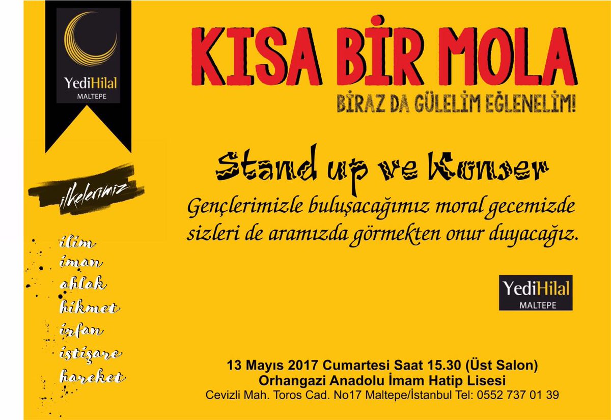 LYS öncesi moral gecemize şimdiden davetlisiniz...