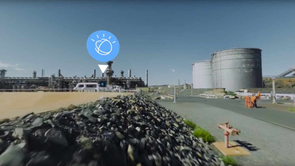 IBM's tweet image. #WithWatson, employees at @WoodsideEnergy access expertise in seconds. Watch in the YouTube app for 360 experience: bit.ly/2oVkHkS