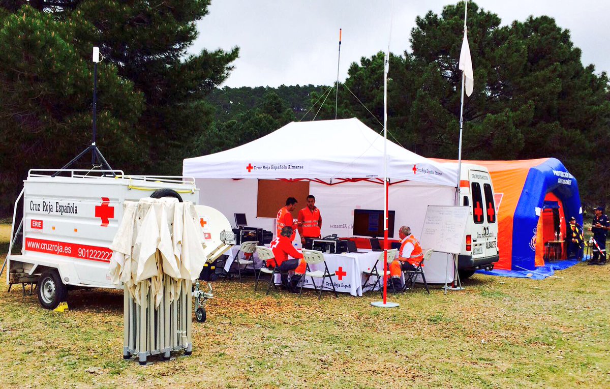 CruzRojAlbacete's tweet image. Impresionante y gran trabajo en los diferentes escenarios del simulacro de hoy activación del #PLATECAM, más preparados para la #Emergencia