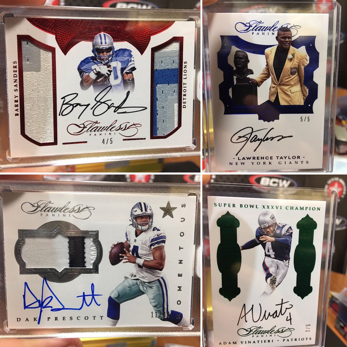 bigtexasbreaks's tweet photo. FLAWLESS FIRE 🔥@ChecklistsforUS #paniniamerica #panini #groupbreaks #whodoyoucollect #dc4l #dallascowboys #hobby #groupbreaks #btbBreaks https://t.co/MeevgNFQnC