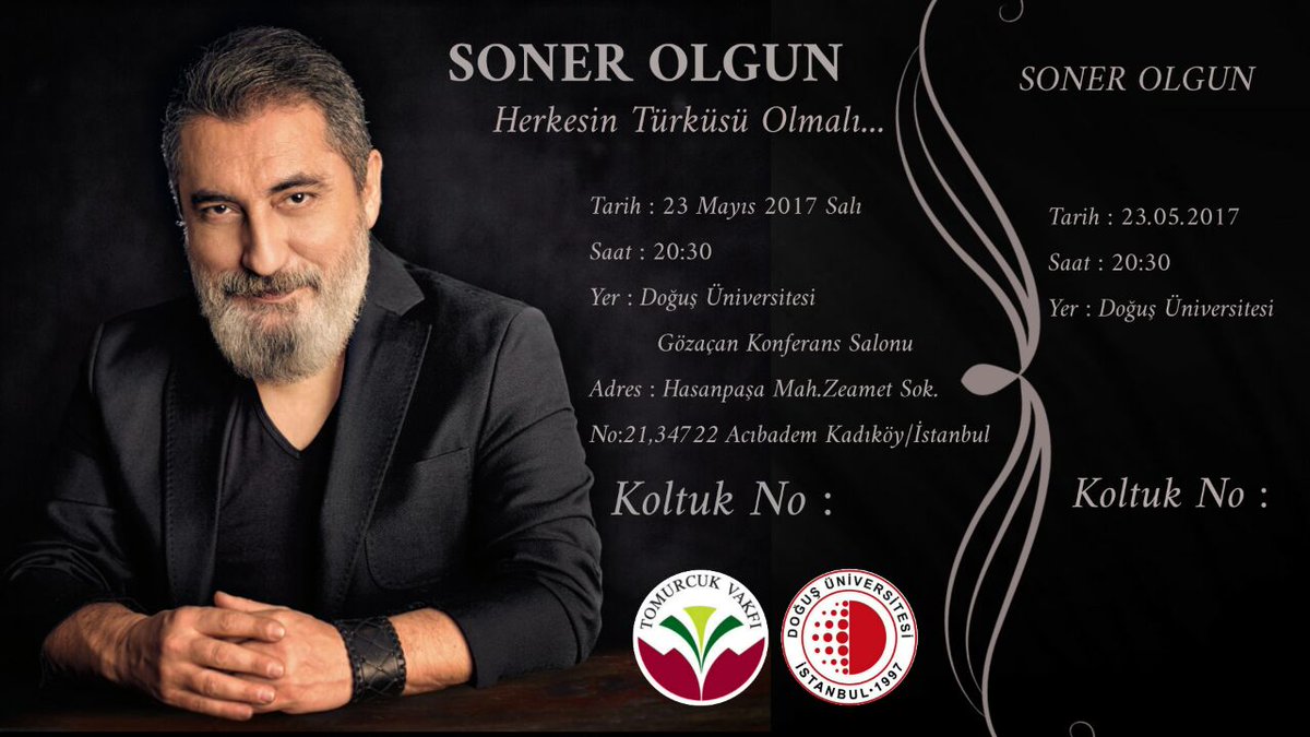 TomurcukGon's tweet photo. Tomurcuk Vakfı Yararına yapılacak olan keyifli konserimize bekliyoruz. @EnverYucel @SumruYavrucuk @SabanciVakfi @DownTurkiye @mert__firat https://t.co/25RusejSZs