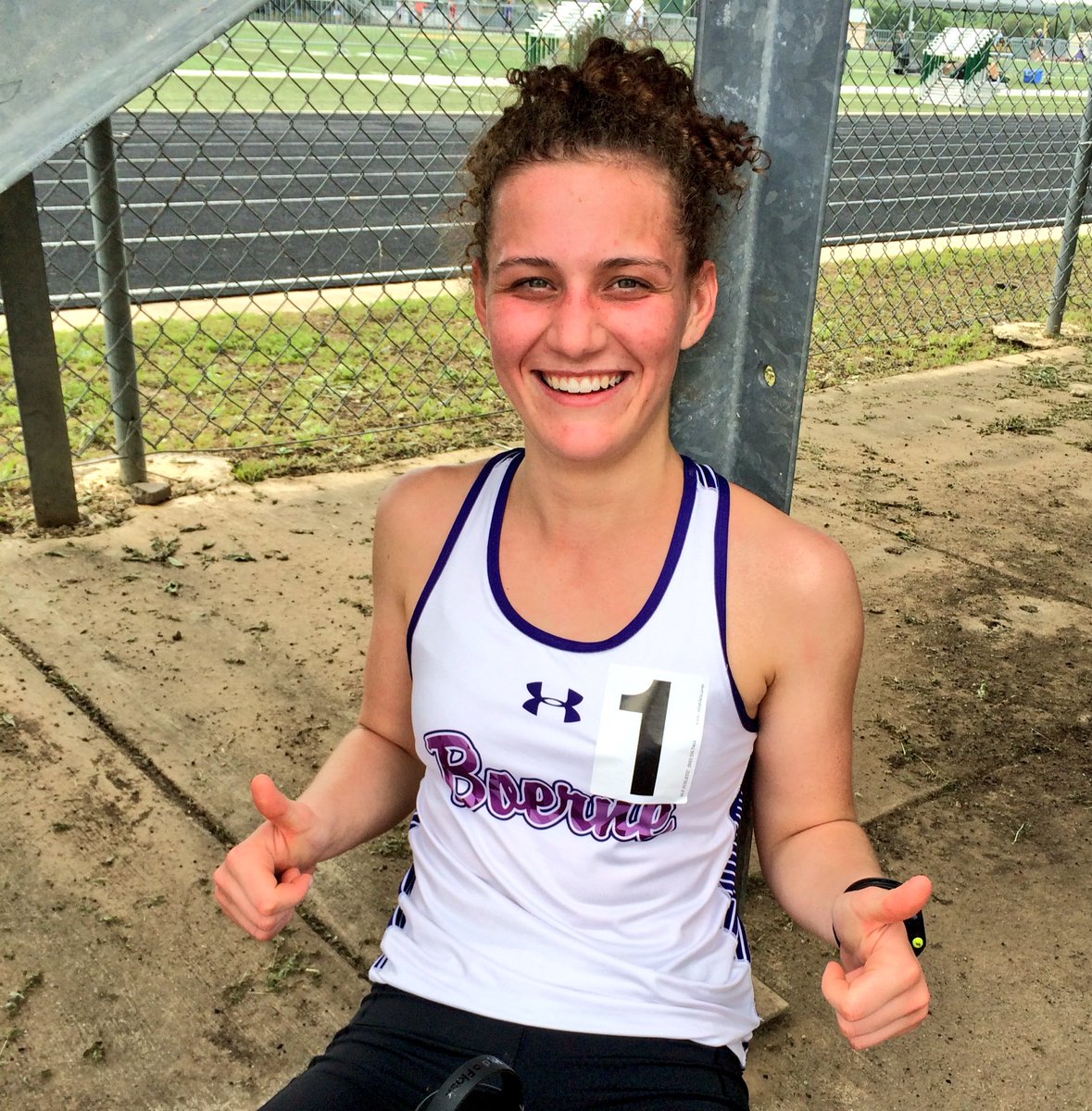 Emma Stauber is your 3200m District 27-28 4A Area Champion! #OnToRegionals