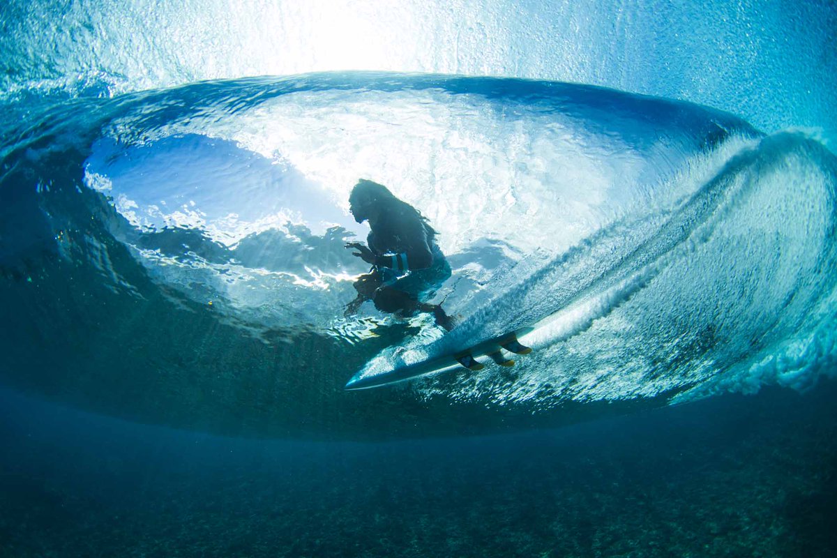 Deep blue views...snap by lensman #toddglaser @SURFER_Magazine
