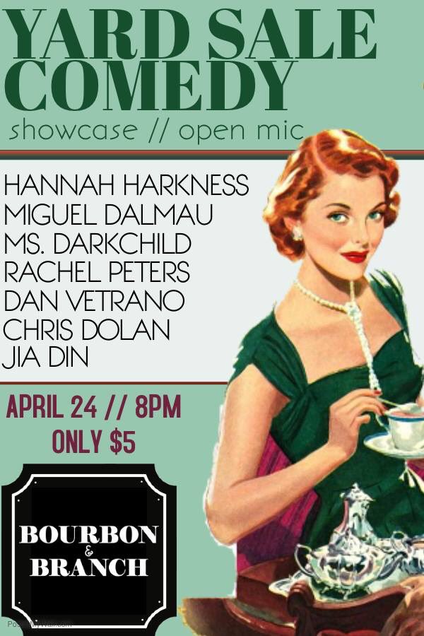 special monday edition of Yard Sale this month!