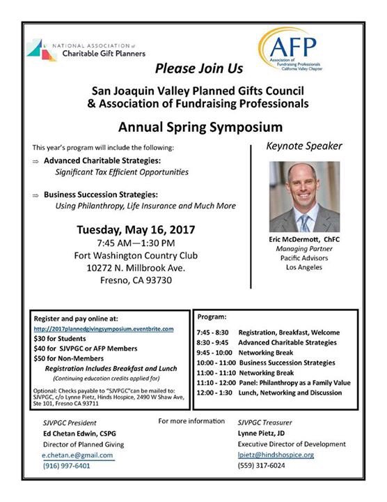 AFPCAValley's tweet image. REGISTER: The Spring Symposium will be held Tuesday, May 16 at the Fort Washington Country Club. bit.ly/2oiqJsH #AFP #AFPCV