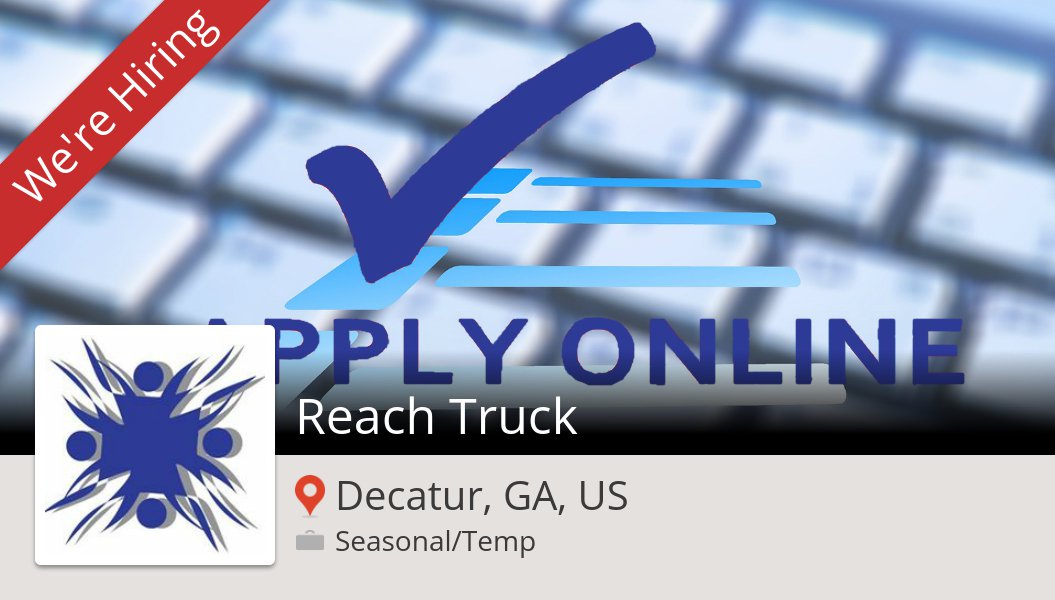 APSTemps's tweet photo. Reach #Truck needed in #DecaturGAUS at #APSTemps. Apply now! #job https://t.co/82yU3jDhUD #WhoIsHiring #ApplyOnline https://t.co/4262zyehFj