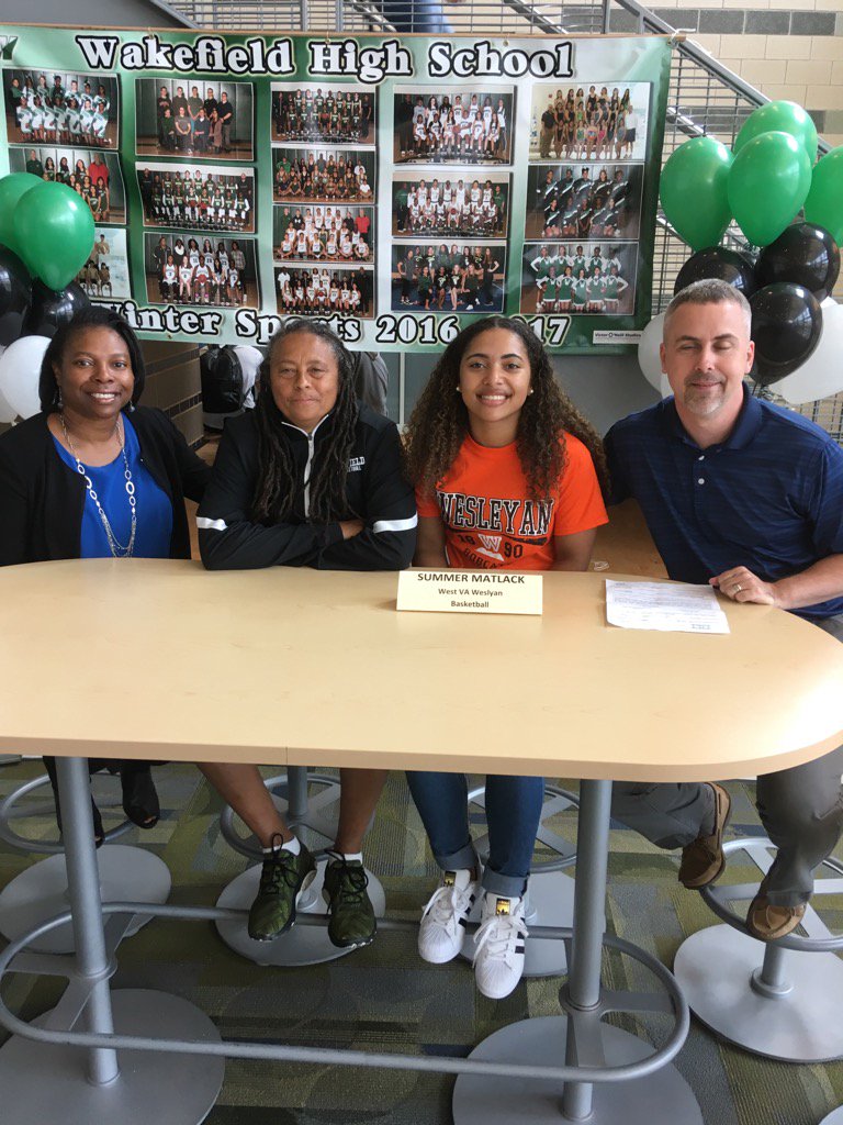 Signing day for Summer Matlack!! Going to play for West Va. Wesleyan next year!! Way to go Summer🏀