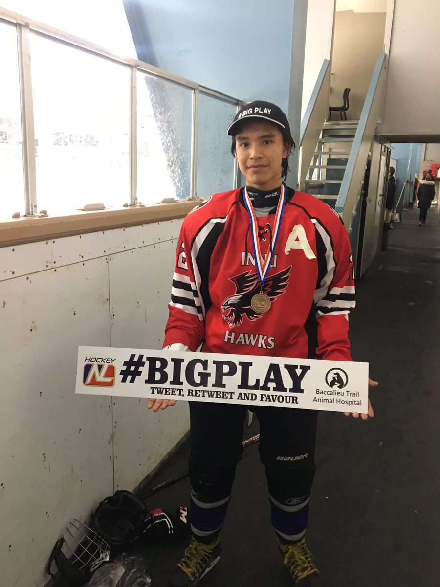 BAMHAMidget17's tweet photo. #BigPlay of the game goes out to #78 for the CeeBee's and #82 for Torngat Mountains! Congrats on bronze Torngat! #MidgetB #Provs https://t.co/EBriE1FoeO