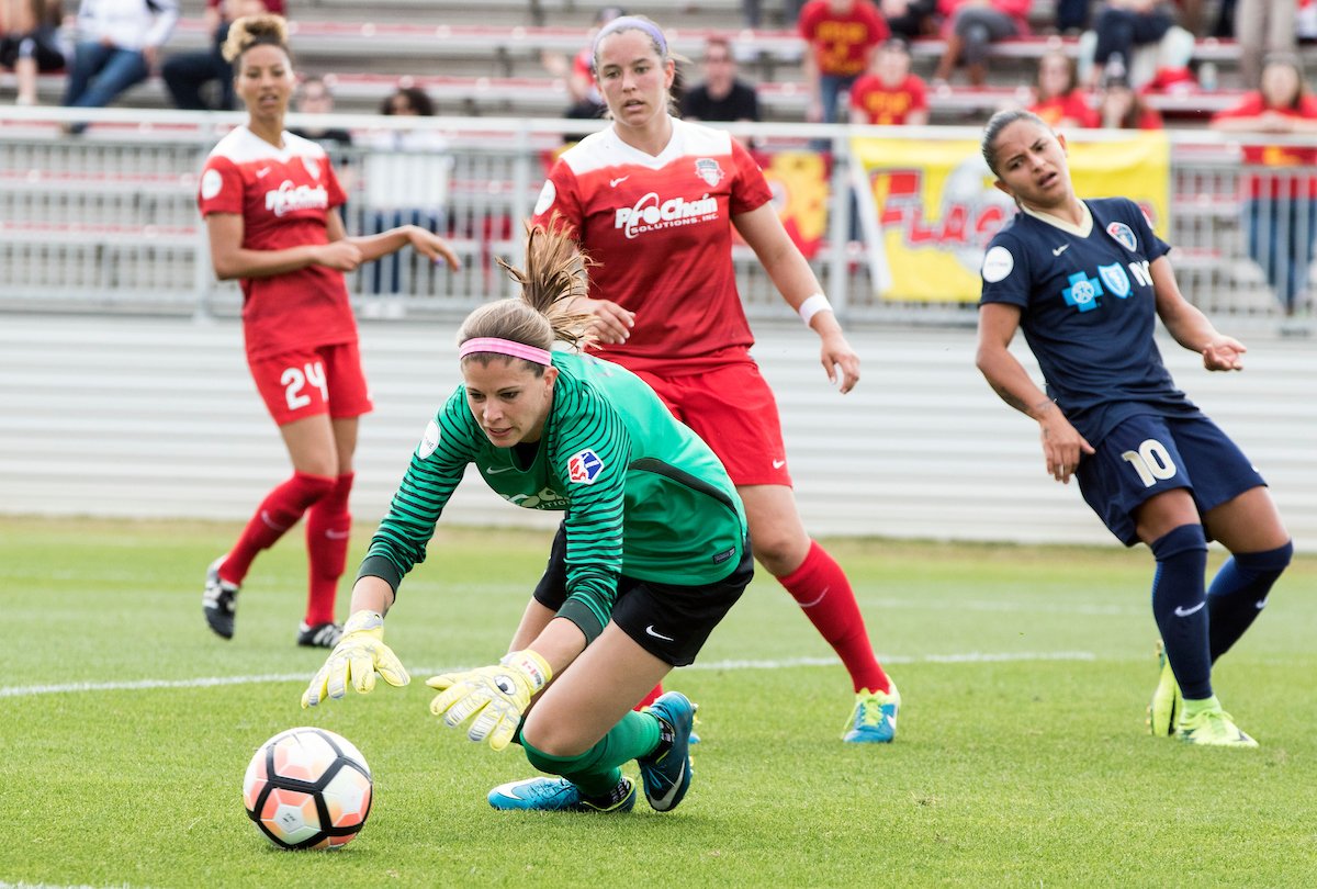 WashSpirit's tweet image. EXCLUSIVE: On-field highlights from Saturday&apos;s #NWSL home opener vs NC Courage: bit.ly/2o3Tu02 #WASvNC #LabbeSOW
