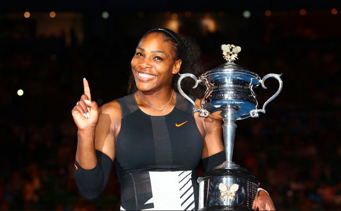 Sporf's tweet photo. OFFICIAL: @SerenaWilliams is 20-weeks pregnant...

...which means she was pregnant winning the Australian Open, not dropping a single set.😳👏 https://t.co/Tq4kOK9RN9