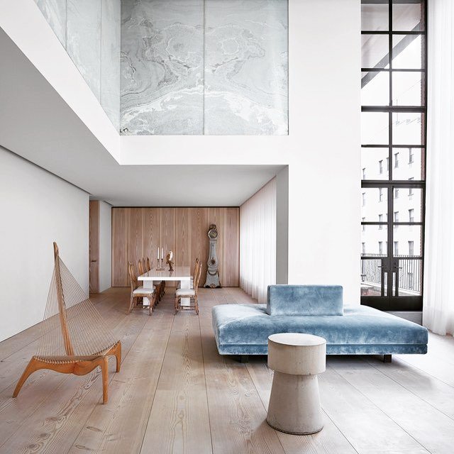 designcommerce's tweet image. The oversized hardwood floors in this home really change the perspective and scale of everything in it.