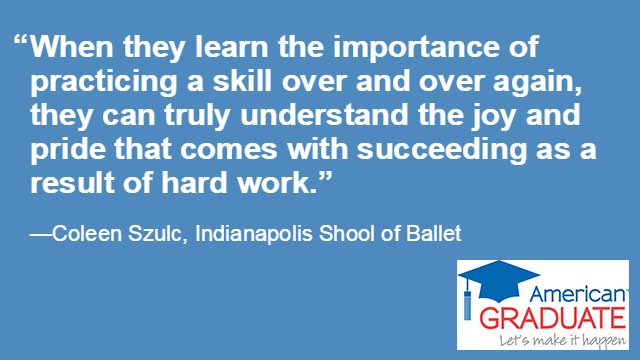wfyi's tweet photo. How can practicing dance help students succeed in the classroom? https://t.co/X9D3nGMKVV @indyballet #AmGradIndy https://t.co/faygV5O8DG