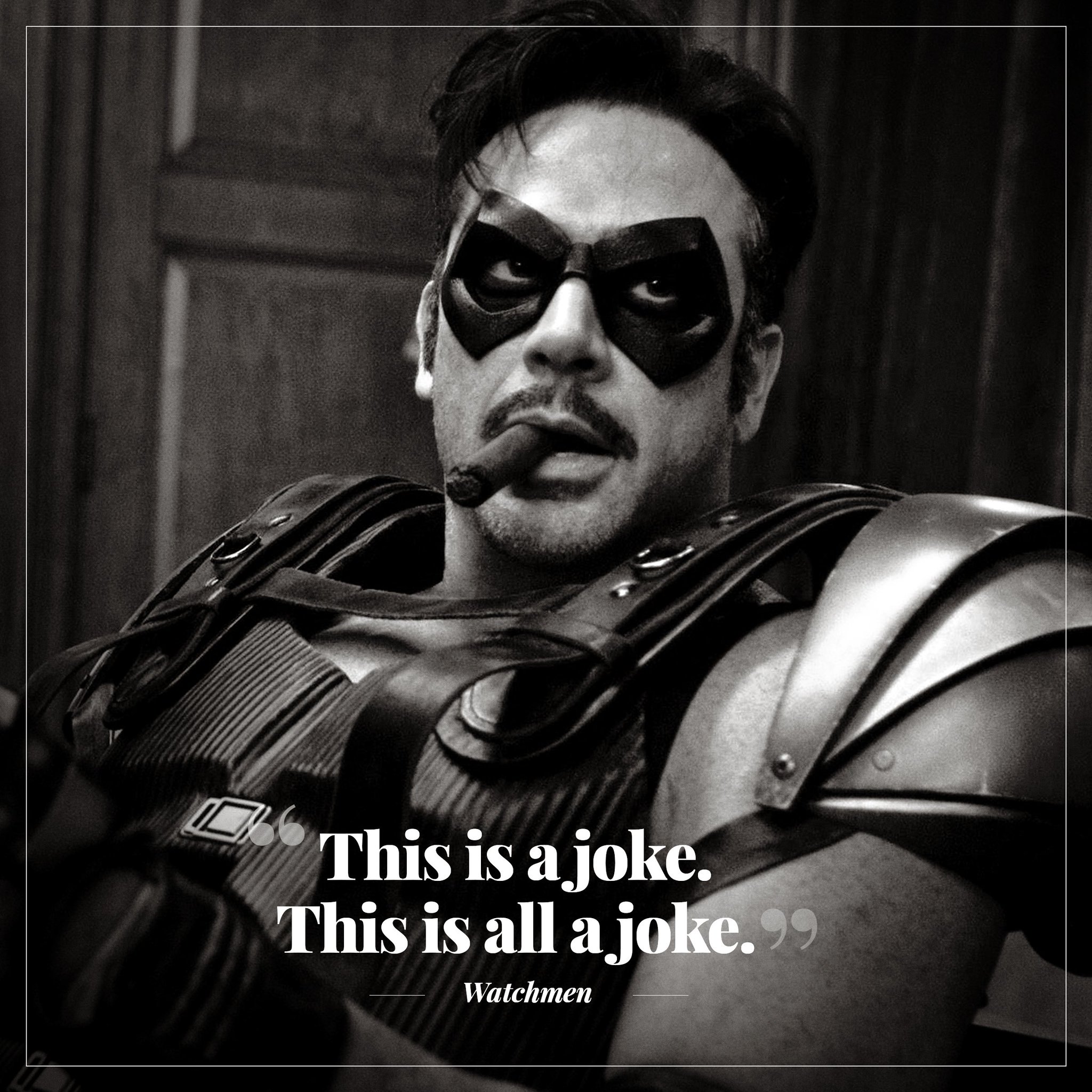 Happy birthday to Watchmen s Comedian, Jeffrey Dean Morgan. 