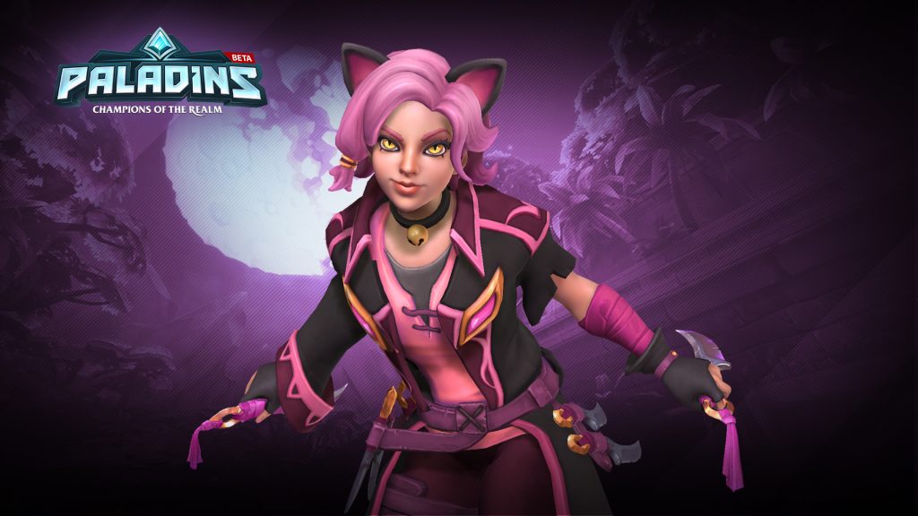 We have some Alley Cat Maeve skin codes to share. Enter to win at paladins.guru/giveaway