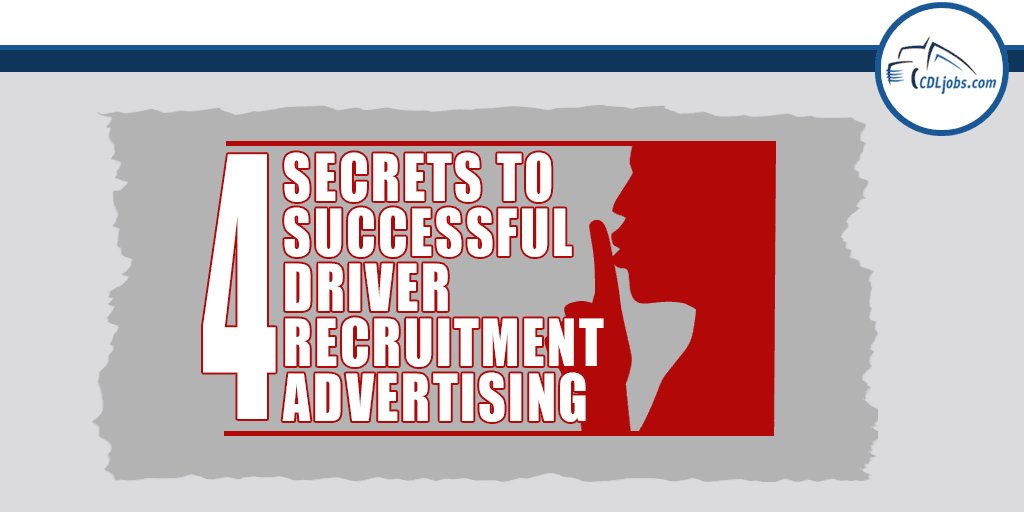 CDLjobsdotcom's tweet photo. 4 SECRETS TO SUCCESSFUL DRIVER RECRUITMENT #ADVERTISING
https://t.co/VqtuFWOFTo
#Trucking
#RecruiterTalk
#DriverRecruiting
#Recruiting https://t.co/7YmBlfqsYg