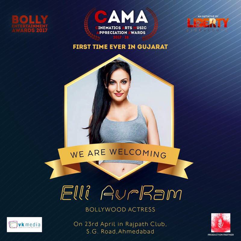 CamaAwards2017's tweet photo. Catch Bollywood Actress @ElliAvrRam At CAMA-BollyEntertainment Awards 23April2017 @CamaAwards2017 @vijaaykadechkar @TathastuP @VKMediaindia https://t.co/06nKxhvxpp
