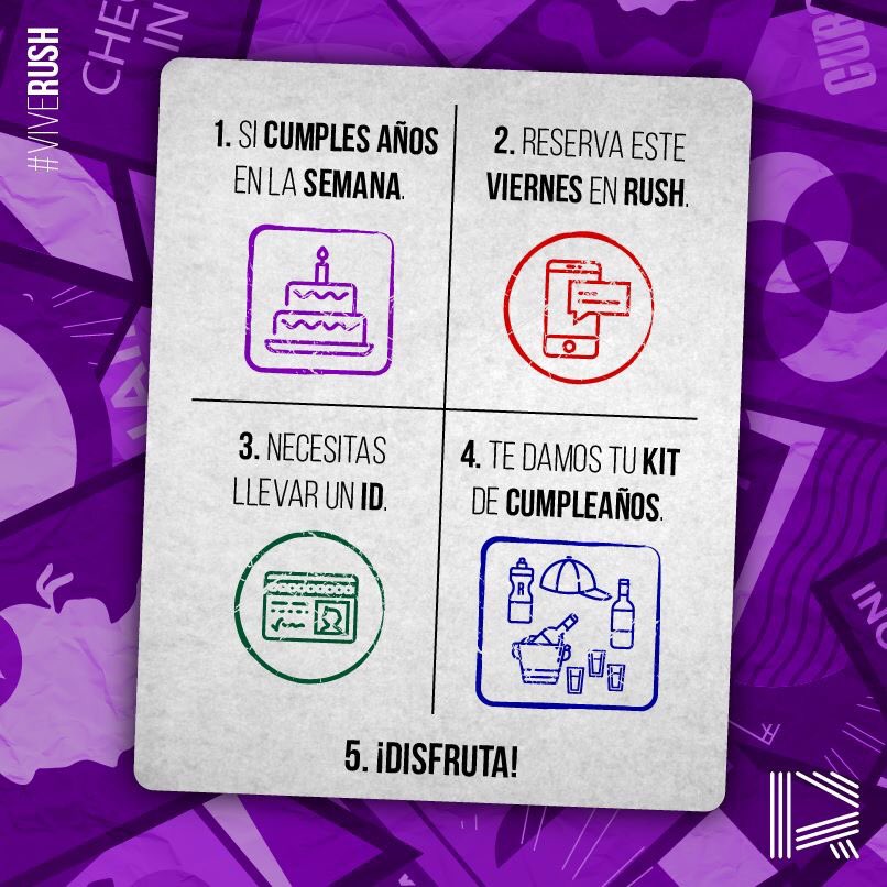 rbar____'s tweet photo. ||| HAPPY DRUNK DAY |||

¿Cumples años esta semana? ¡Nosotros te festejamos todos los viernes con el #BDayKit !

#ViveRush https://t.co/ukcvjv7Qnt