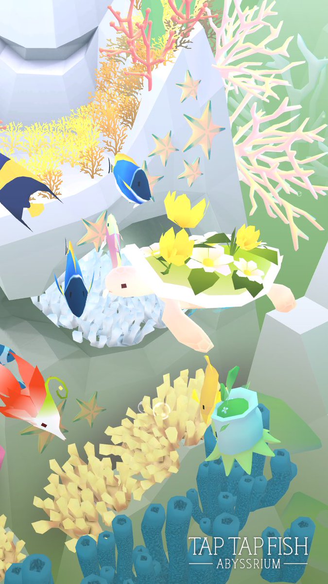 Arthas0231's tweet photo. 我的 花園龜:) 
#taptapfish
Download: https://t.co/wEPQ98bQYR https://t.co/dhwafNRRe8