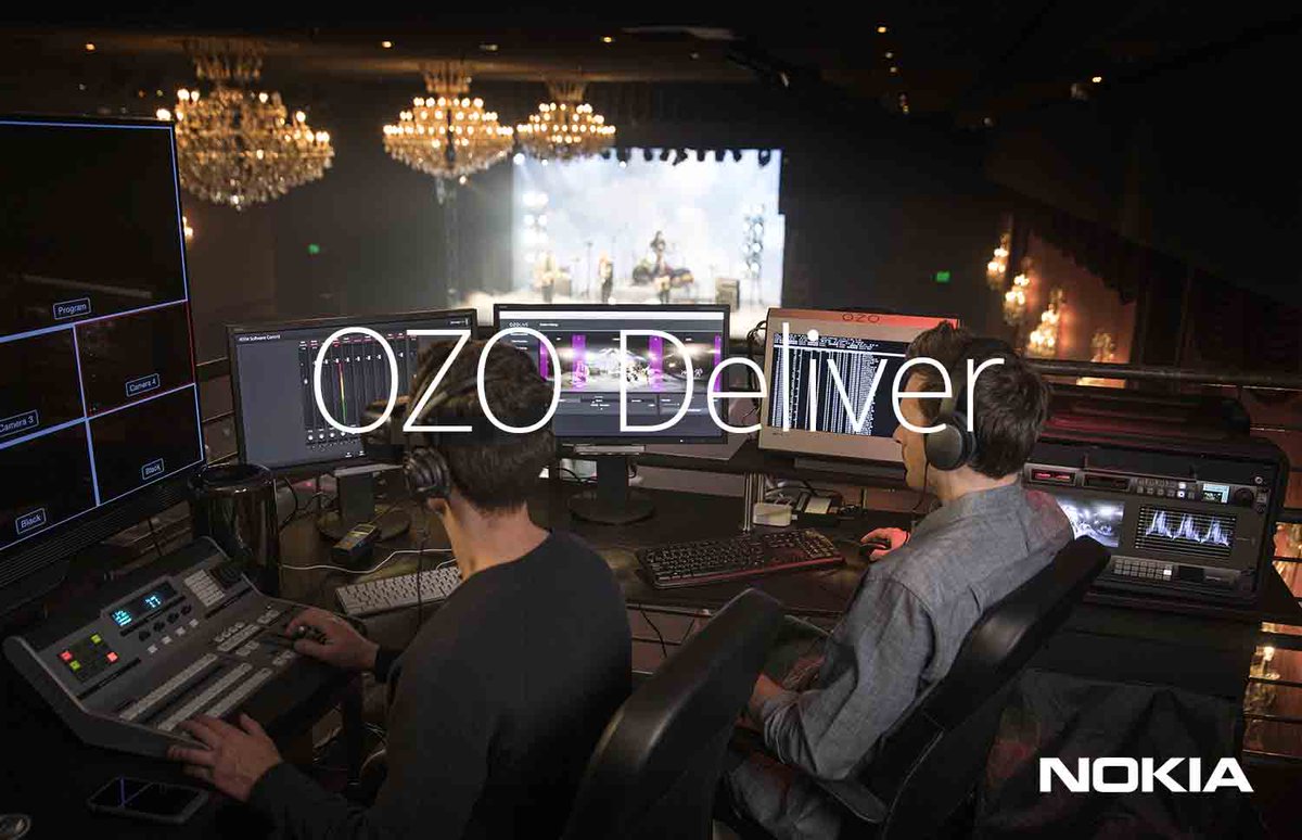 NokiaAudioTech's tweet photo. Announcing OZO Deliver: a software component for OZO Reality platform partners. https://t.co/ZLLgtzX1Su #OZOreality https://t.co/kzwj7y0XjF