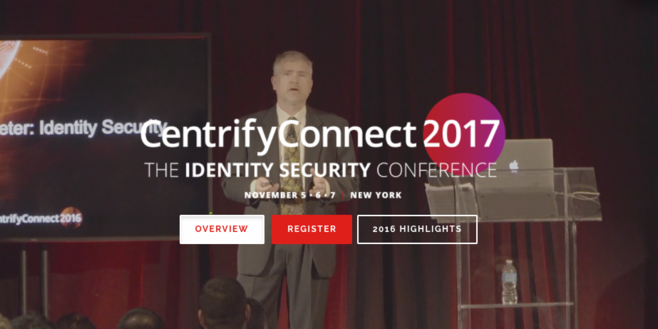 Centrify's tweet photo. It's not too early to make your plans to join us on November 6 and 7 for #CentrifyConnect 2017 in New York: https://t.co/8fno5I4NFB. https://t.co/e8hlVdHpZ6