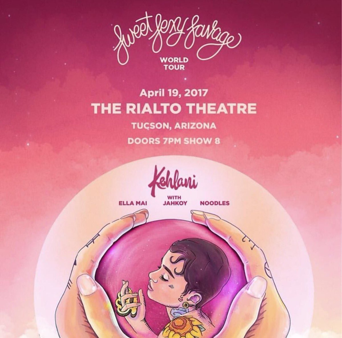 FINALLYMADE's tweet image. Tonight's  @Kehlani show has been postponed. All tickets will be refunded. Currently working on a new date. Sorry for the inconvenience.