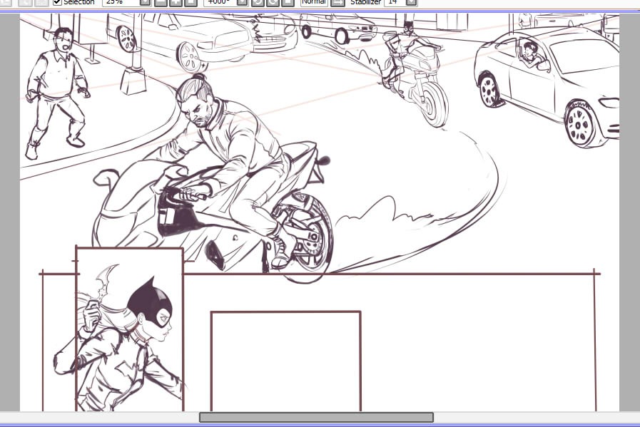 #wip #comicpencils for my #fanfic of #batgirl :) #makecomics #comicpanel #sketch 