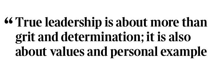 ROptimism's tweet photo. Great quote from @matthewsyed today; leaders need to be the yardstick of excellence & live these values in everything they do #leadership https://t.co/rKvo668KW5