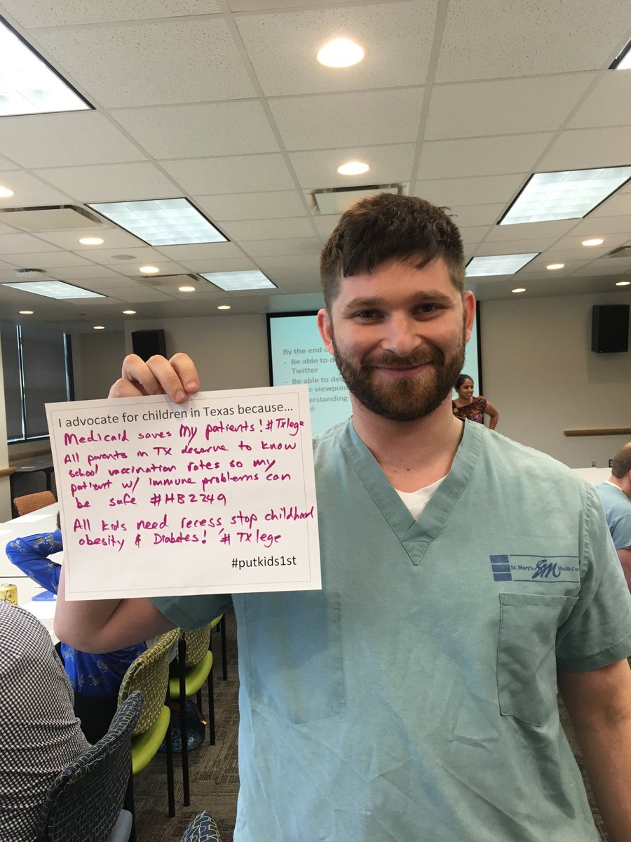 clairebocchini's tweet photo. Pedi residents advocating for Medicaid, vaccines #HB2249, recess #HB3145, and car seats #HB519! #txlege #vaccineswork @txpeds https://t.co/IXwY9RDGcB