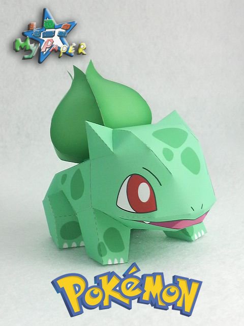 MyPaper on X: pequeño Bulbasaur :3 #papercraft #Pokemon   / X