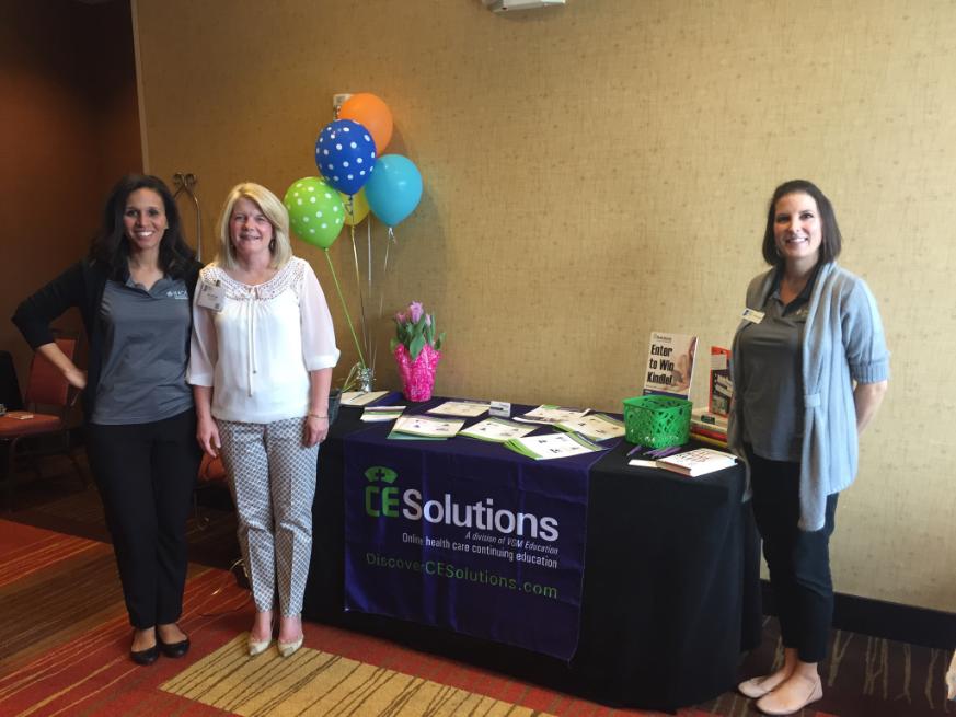 CESolutionsEd's tweet image. @IHCATweet staff Katie Niehoff &amp;amp; Kate Vaulter w/ Deb Martin in Fort Wayne, Regional Spring Conference.