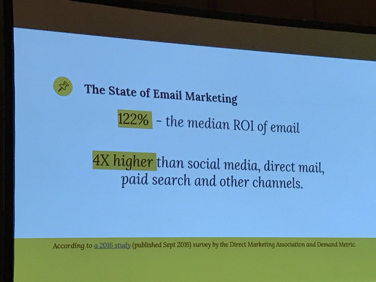 WSOMarketing's tweet image. Interesting Email marketing stats from @manamica at #convcon