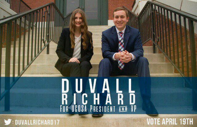 Go to UCONNECT and vote Duvall/Richard for UCOSA President and Vice President! #InvestInStockGetRich