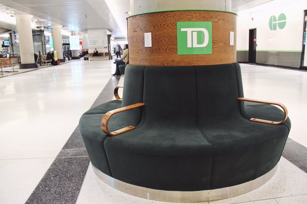 Torontounion's tweet photo. You deserve a seat and a rest! @TD_Canada #TDBank #TDCanada #UnionStation #TorontoUnion https://t.co/qeGnJW8aBe