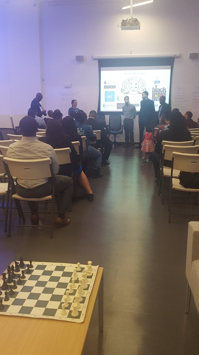 CommonShre's tweet photo. Let's stop playing checkers and play #chess! From Me to We event by @howardwallstreet @In3DC #in3wow #blackstartups #Entrepreneurship https://t.co/kT1PLhuzpI