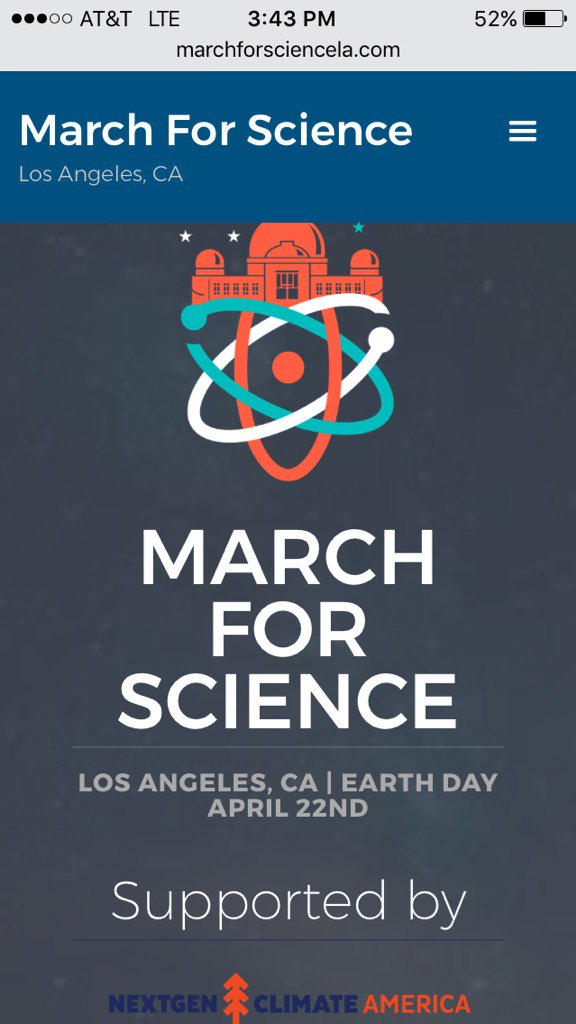 jillcrosbyhair's tweet photo. I will #marchforscience , will you? #climatechange #EarthDay #forourkids #GetInvolvedInScience https://t.co/SkJPSRvx7J