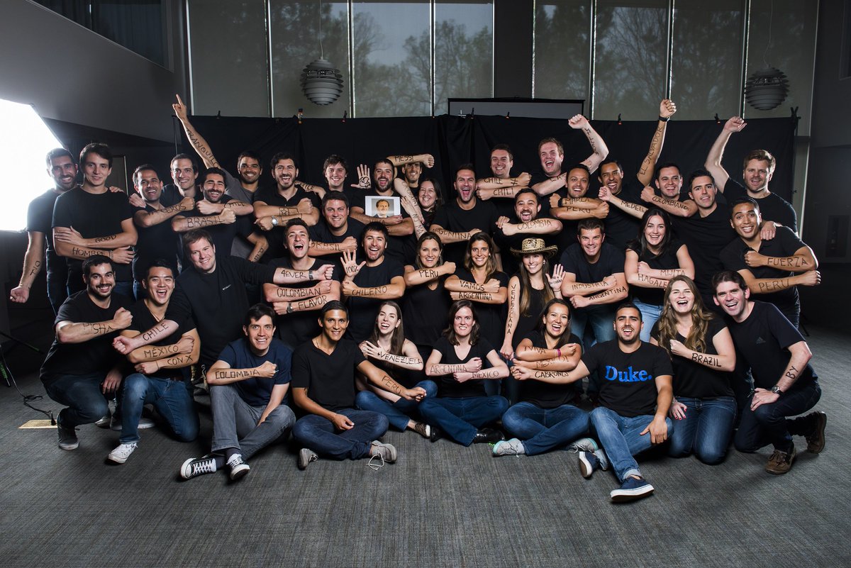 DukeInLATAM's tweet photo. Fuqua MBAs from Latin America reflect on their year! #valuedifference @DukeFuqua https://t.co/oZnR7x6y5r