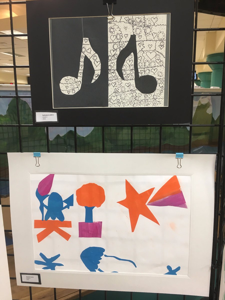 LMBMSLibrary's tweet image. #art #6thgrade #spring