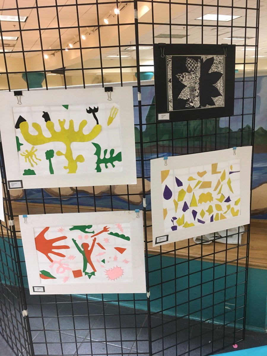 LMBMSLibrary's tweet image. #art #6thgrade #spring