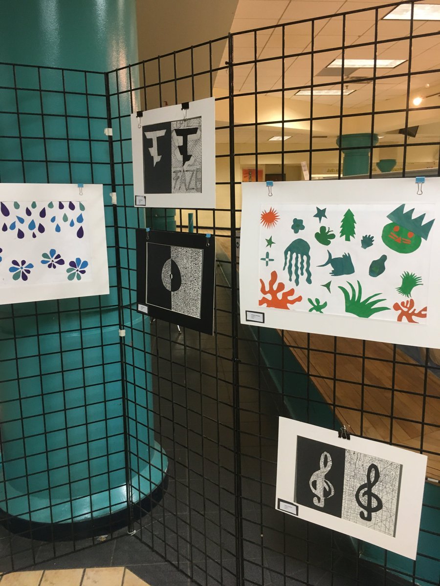 LMBMSLibrary's tweet image. #art #6thgrade #spring