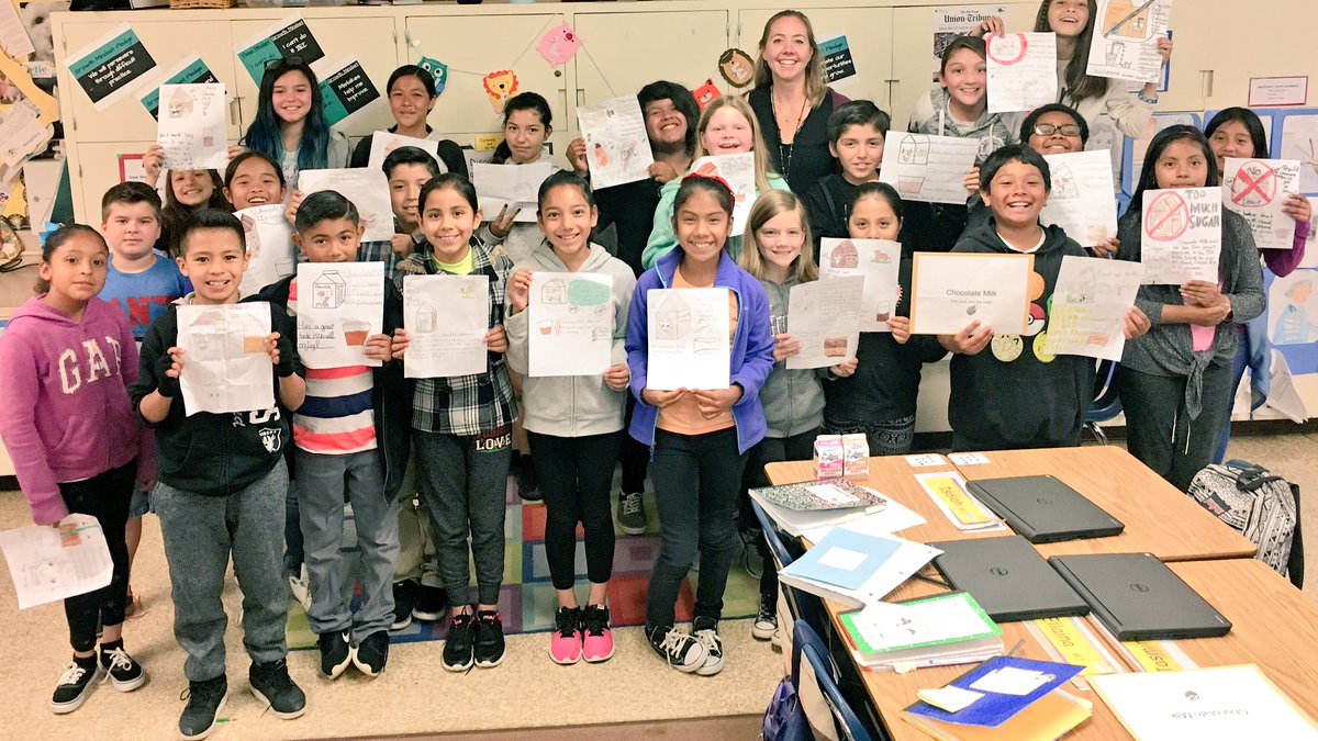 judyrpark's tweet photo. Thanks Ms Haessly for helping with our opinion letters about chocolate milk.We gathered lots of evidence.@sochieschmitz @WaveCrestCafe https://t.co/yq4OPxHw9j