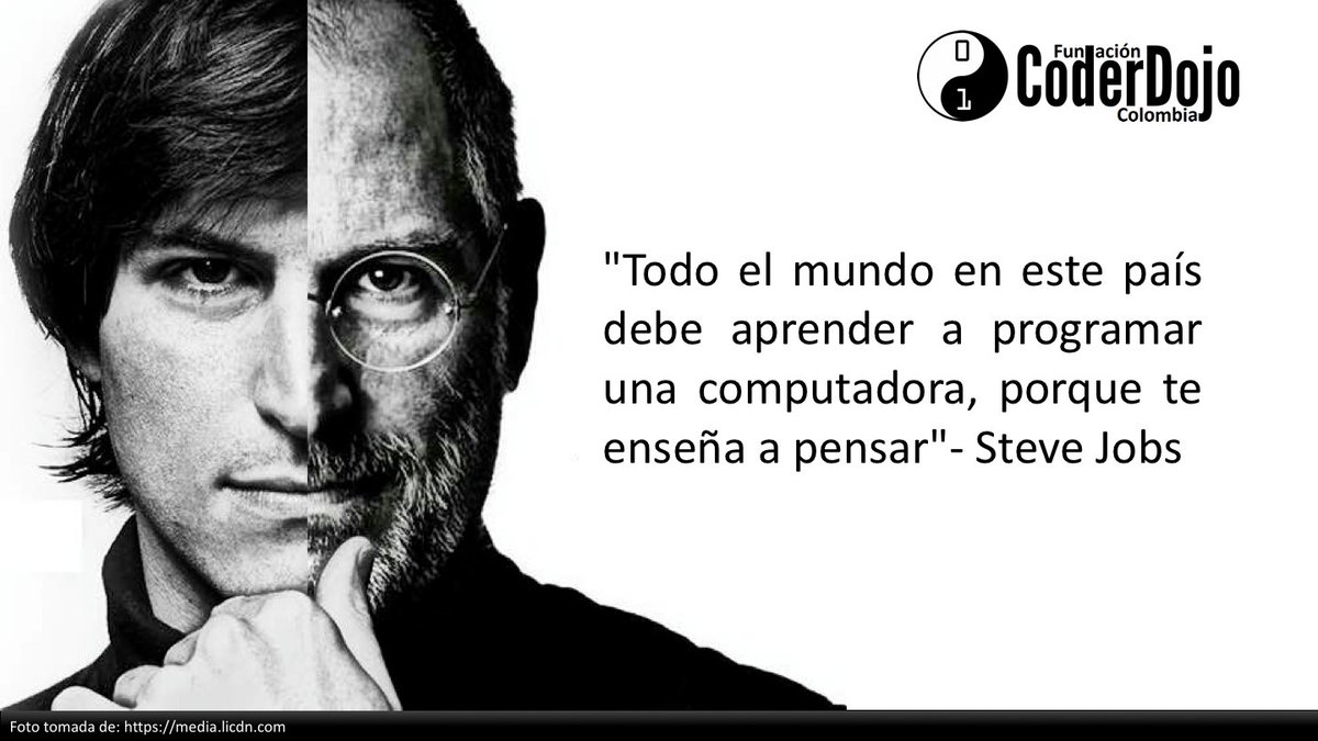CoderDojoColomb's tweet image. Steve Jobs lo dijo, “Todo el mundo debe aprender a programar” @CoderDojoColomb youtube.com/watch?v=IY7EsT…