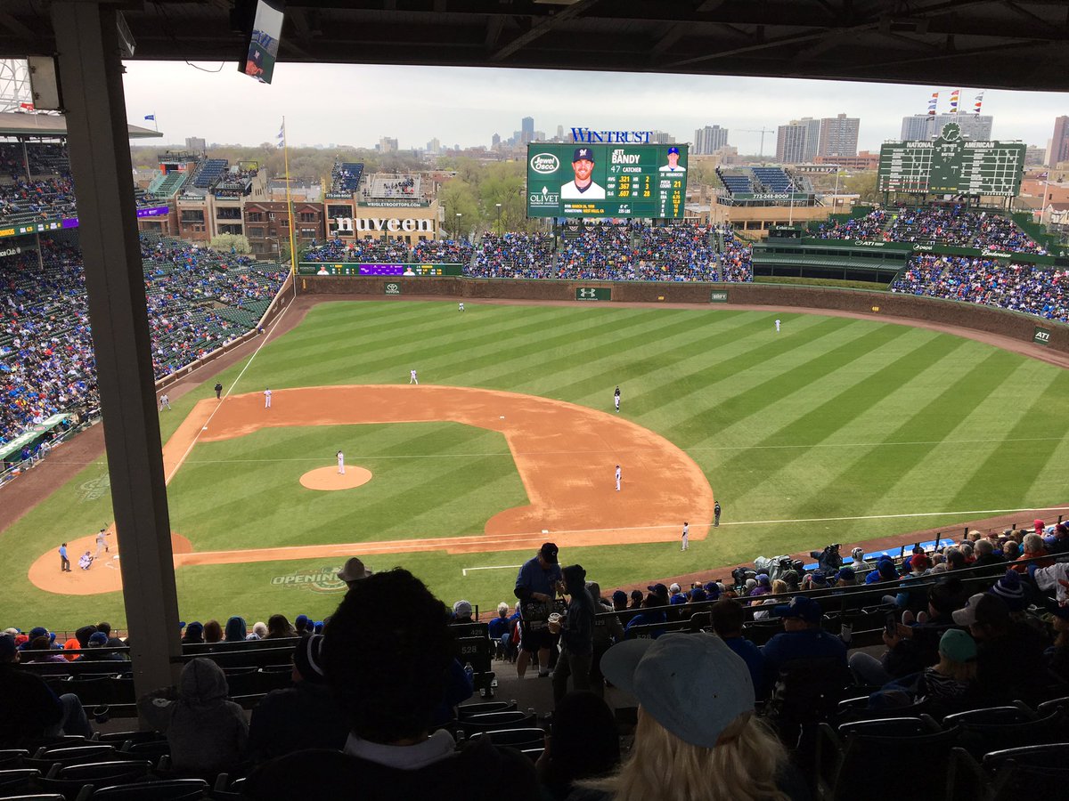 Hanging at Wrigley w 850 good people.  Thanks NCP for making today a success. #cubbywalk2017