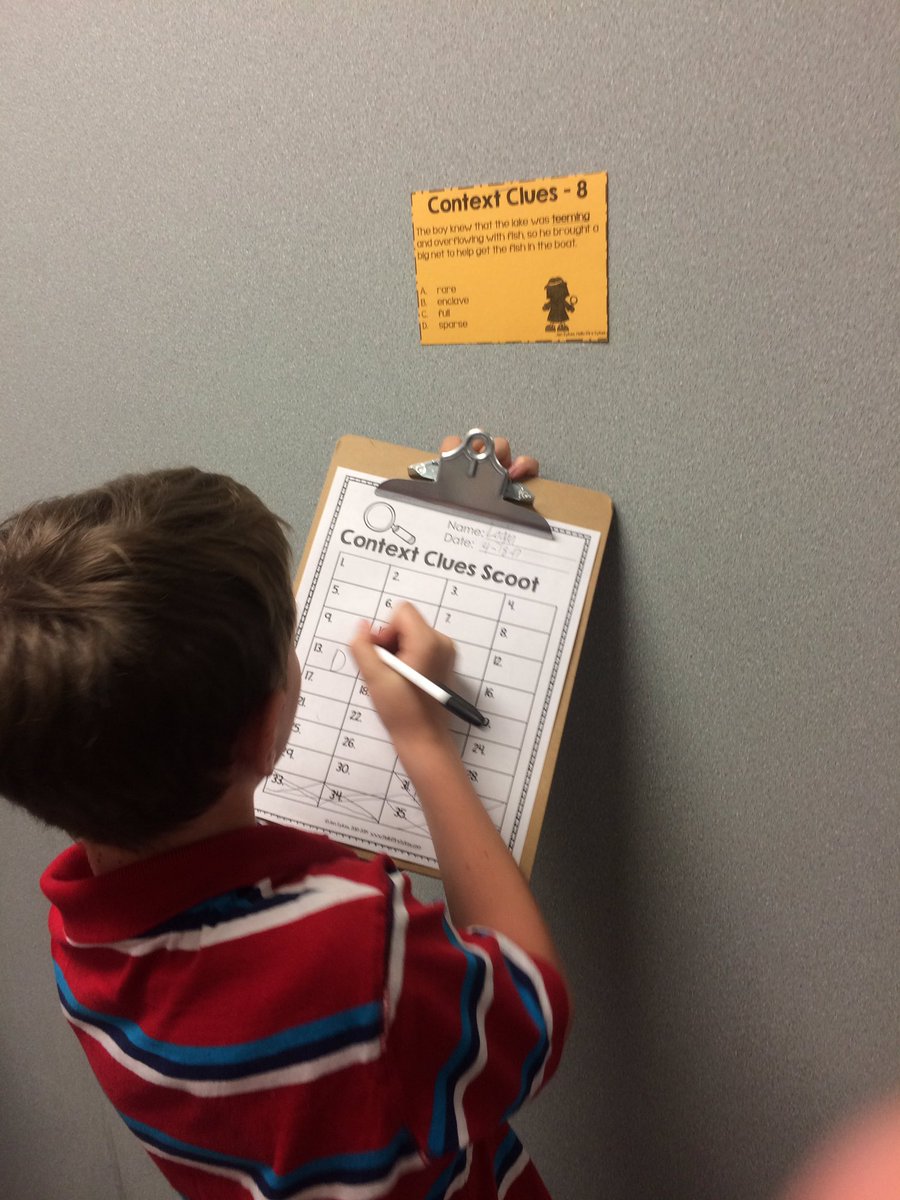 joannareyna02's tweet image. Getting ready for STAAR with a context clues scoot #sesconnects #wordweek #3rdgrade