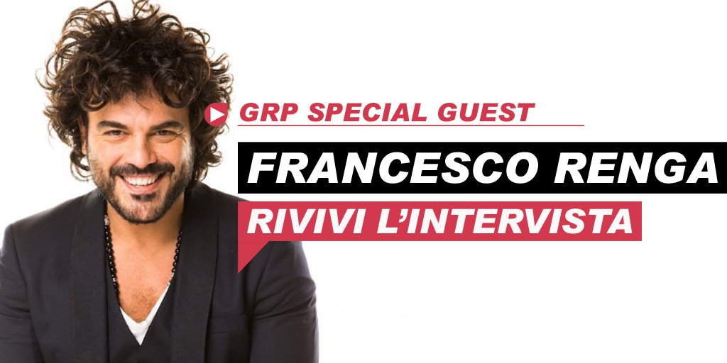 Rivivi l'intervista a <a href="/RengaOfficial/">Francesco Renga</a> youtu.be/Pg0HgadmOLo
@Marco_e_Gio #Nuovaluce #ilPiemonteSiamoNoi #GrpSpecialGuest