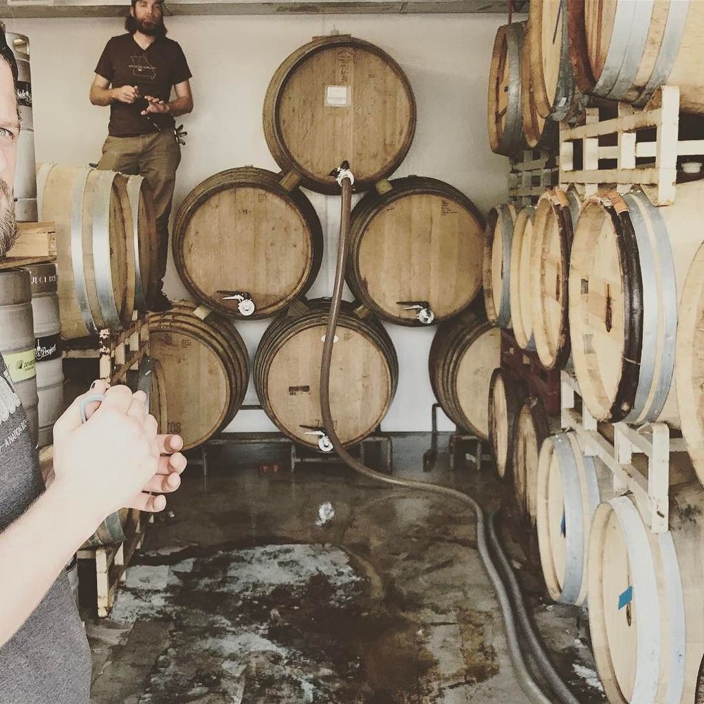 Side Project Brewing On Twitter Puncheon Filling And Floor