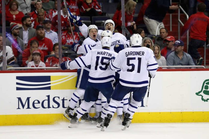 If you're gonna jump on the bandwagon, come jump on it here with us! Leafs vs. Caps game 4 goes down at 4pm! #NHL