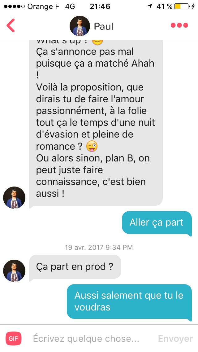 LisaBrugheat's tweet photo. #smspierrecroce
Merci Tinder et Pierre Croce pour ce moment de douce poésie ! https://t.co/2VPfkeYxTt