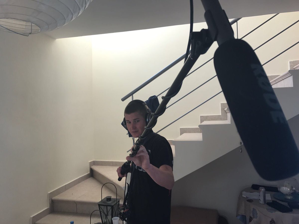 InOneStepMovie's tweet image. Our sound guy Ivan doing a fabulous job!