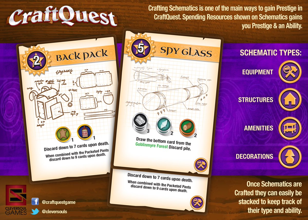 Cleversouls's tweet photo. Finally getting to show the heart of the game... Crafting! Most Schematics have abilities that will help you throughout the game! https://t.co/hhcbdoYv8k