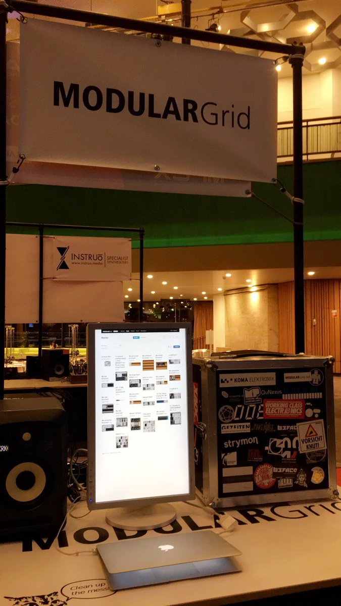 Ostmuppet's tweet image. Ready for #Superbooth17 visit #modulargrid at Booth E221